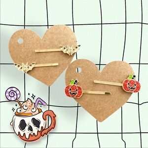 🦇 Halloween Barrettes 🎃